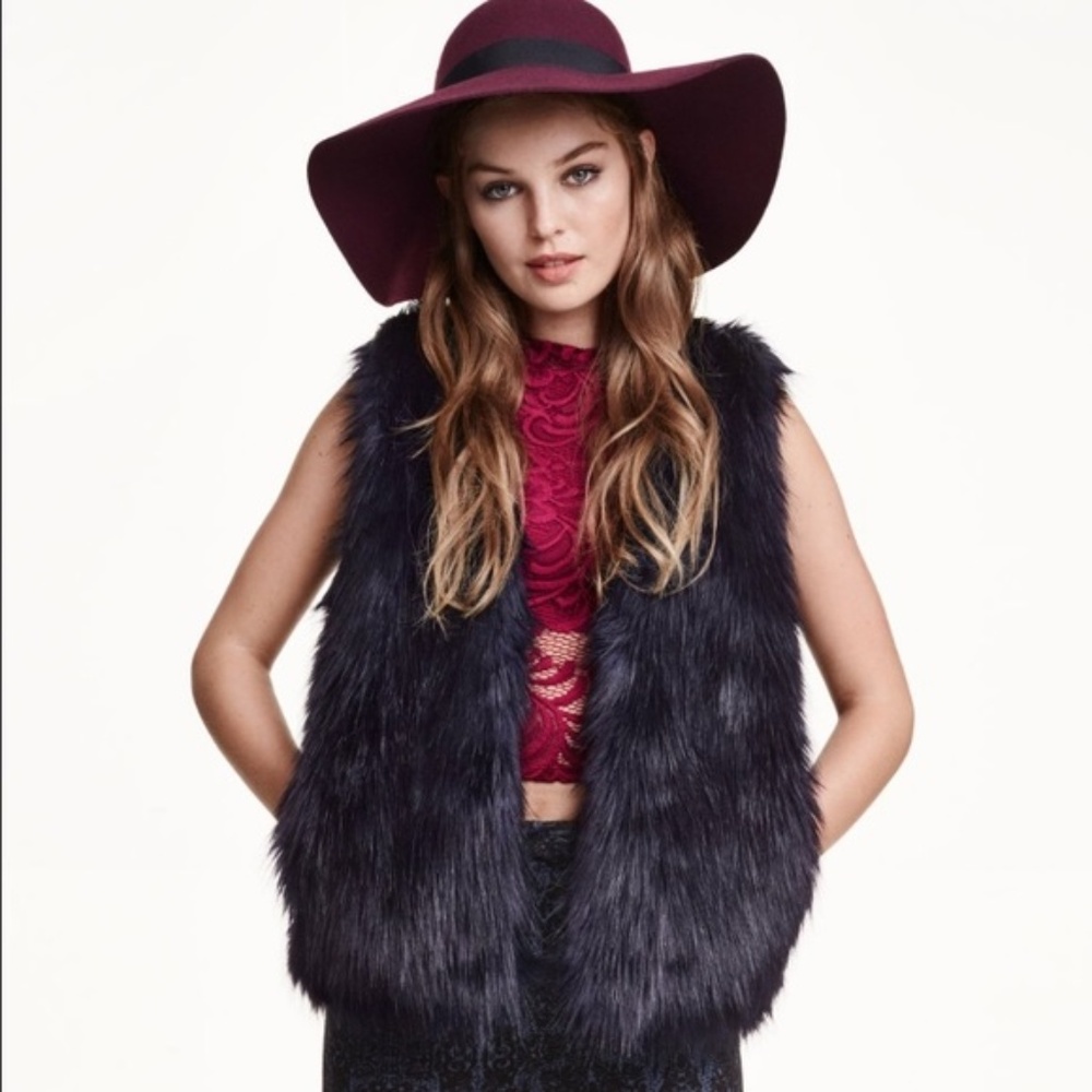 H&M Faux Fur Vest